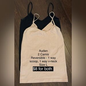 Auden Women's Camisoles - Black and Cream